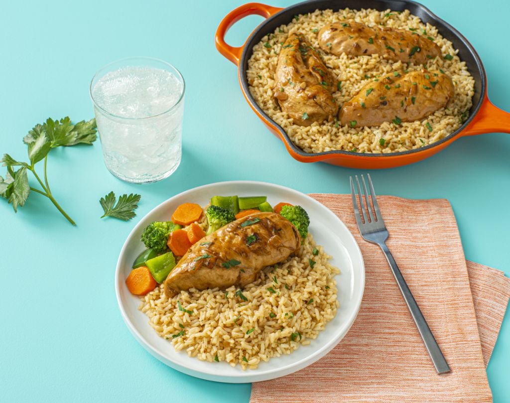 15 min chicken and rice dinner