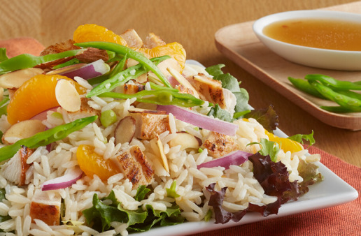 Asian Chicken and Rice Salad
