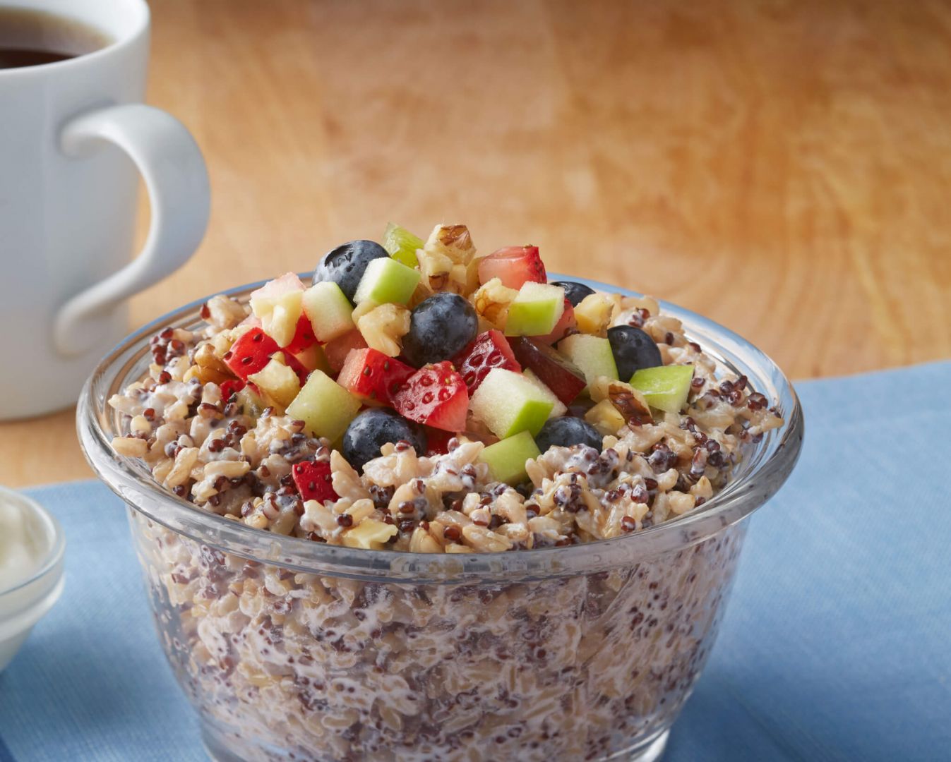 Breakfast Cup with Quinoa and Brown Rice Minute® Rice