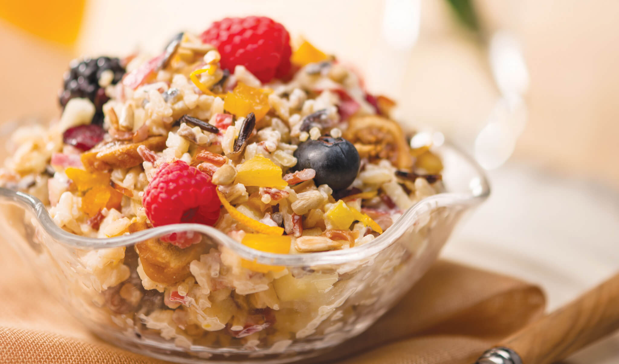 Breakfast Muesli with Quinoa Minute® Rice