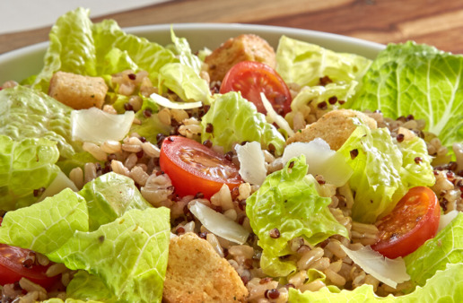 Caesar Salad rice and quinoa