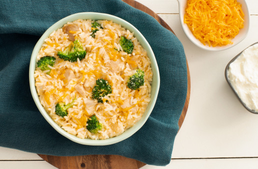 Cheesy Turkey and Broccoli Rice