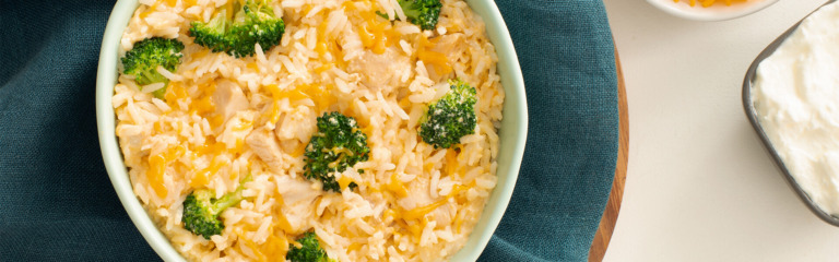 Cheesy Turkey and Broccoli Rice