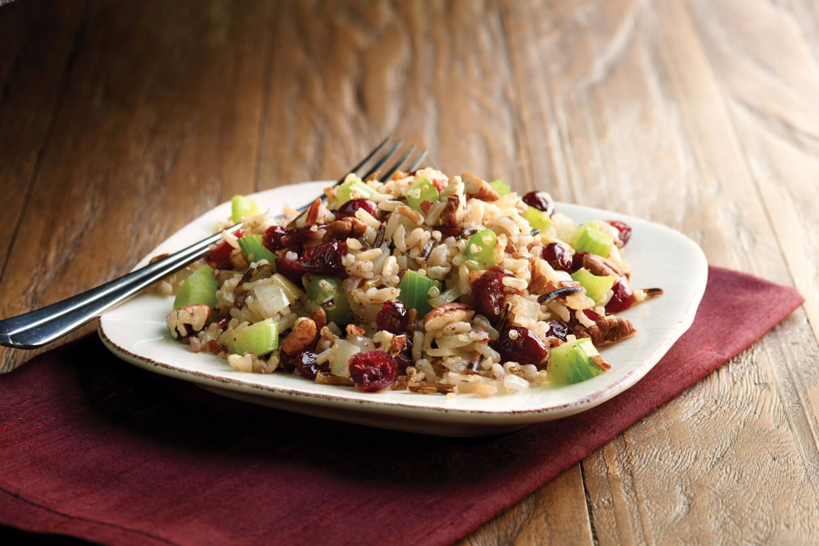 Easy Cranberry Pecan Rice and Quinoa Stuffing | Minute® Rice