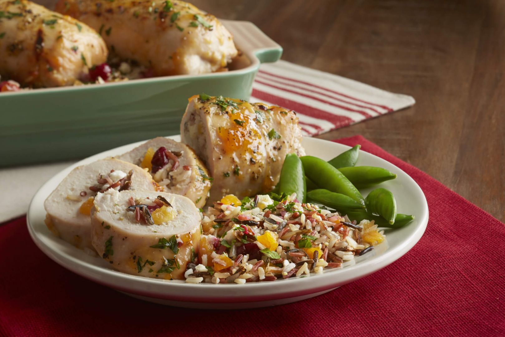 Festive Stuffed Chicken and Rice Rolls | Minute ® Rice