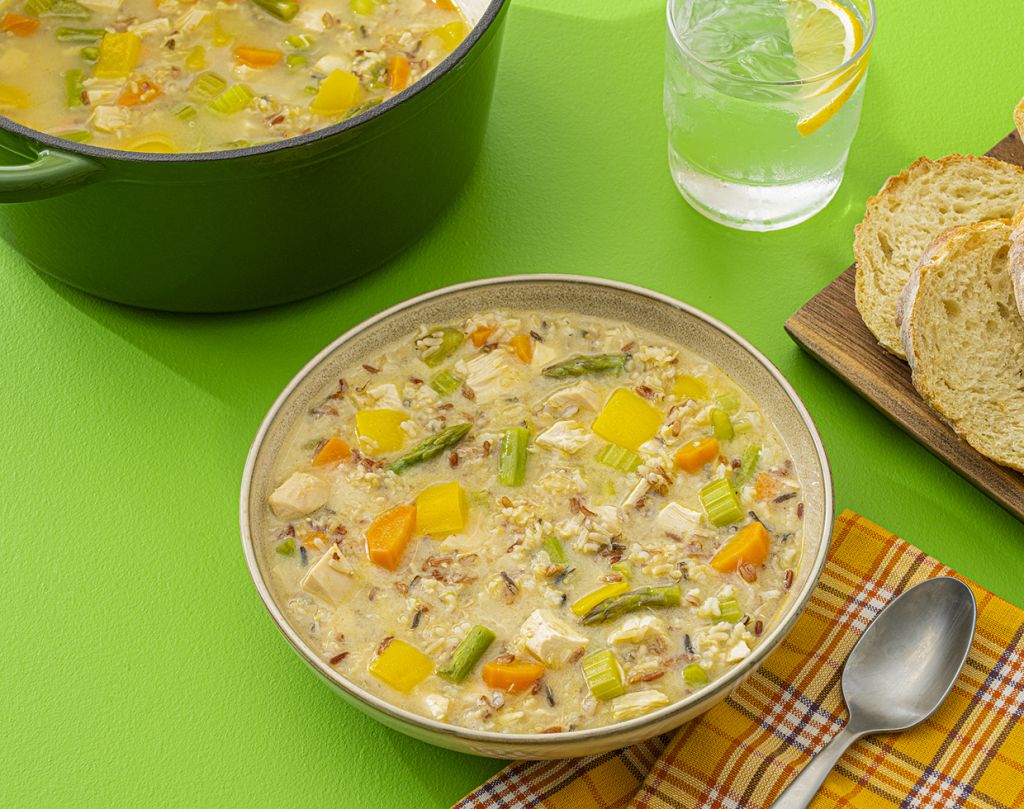 homestyle four grain chicken soup