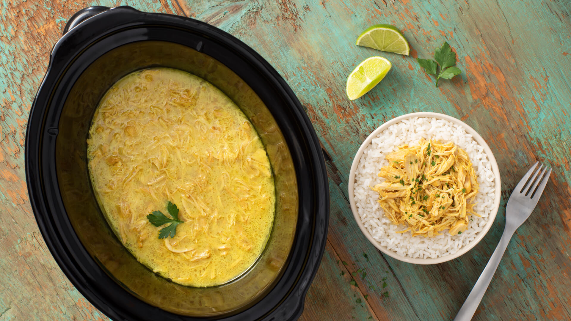 Slow Cooker Chicken and Curry Rice Bowls | Minute® Rice