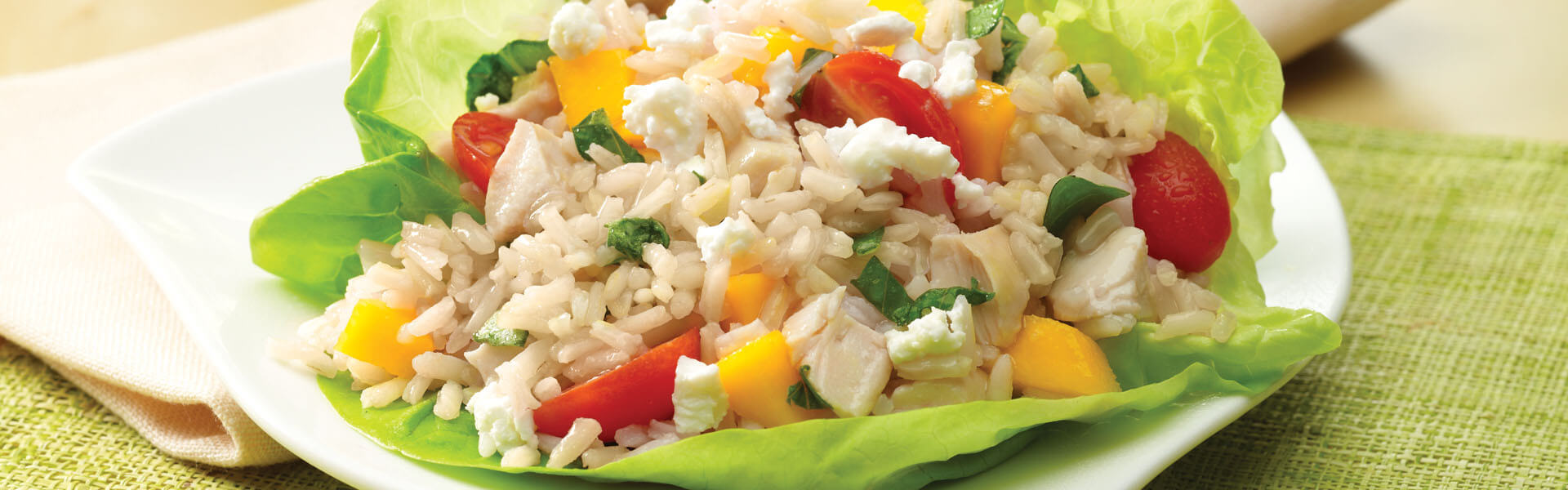 Mango Basil Chicken and Brown Rice Salad Minute® Rice