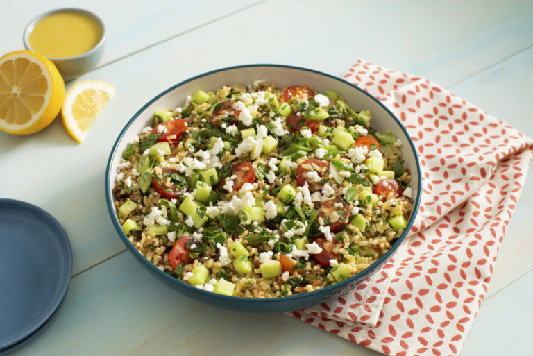 Mediterranean-Style Rice and Quinoa Salad
