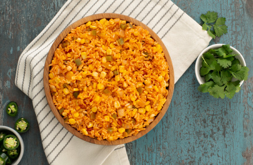Mexican Rice recipe with herbs