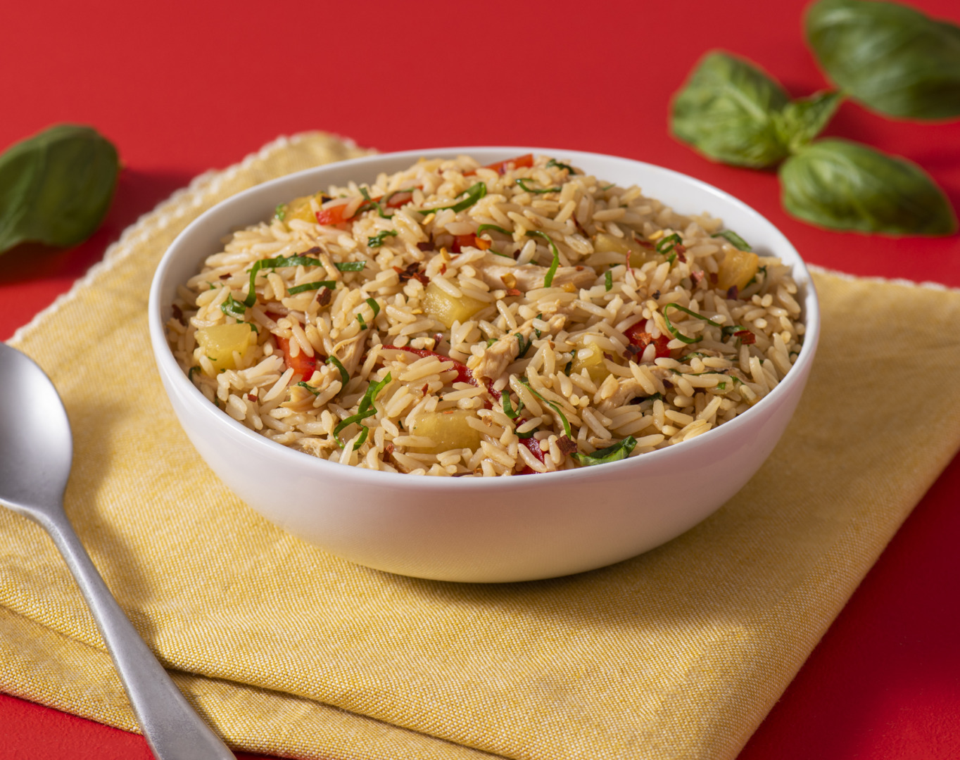 Sweet Pineapple, Chicken and Rice with Basil | Minute® Rice
