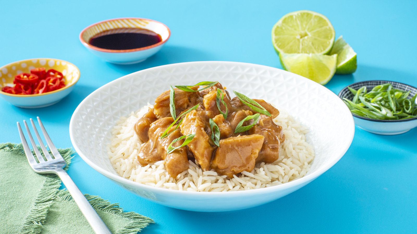 Thai Peanut Chicken with Jasmine Rice | Minute® Rice