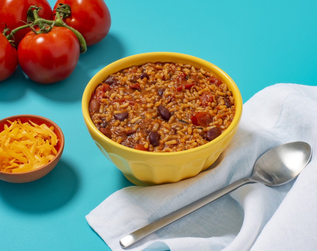 Vegetarian chili recipe with rice and quinoa