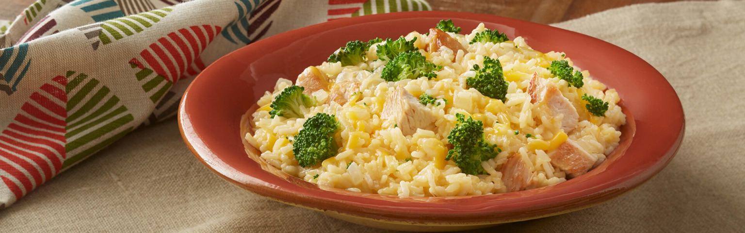 Cheesy Broccoli Rice and Turkey