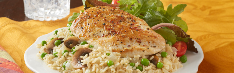 Chicken and Brown Rice Pilaf