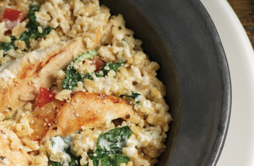 Chicken and Spinach Risotto