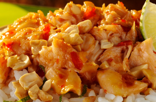 Coconut Sticky Rice with Chicken