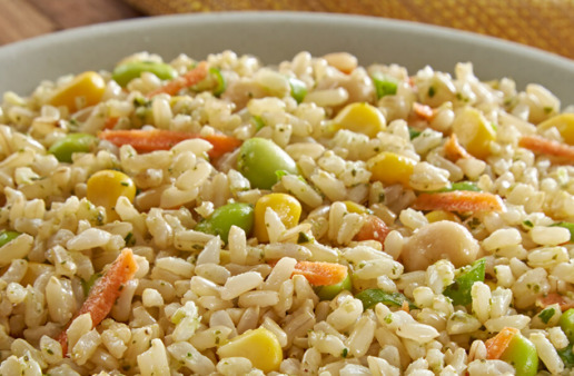 Corn and Edamame Rice Salad