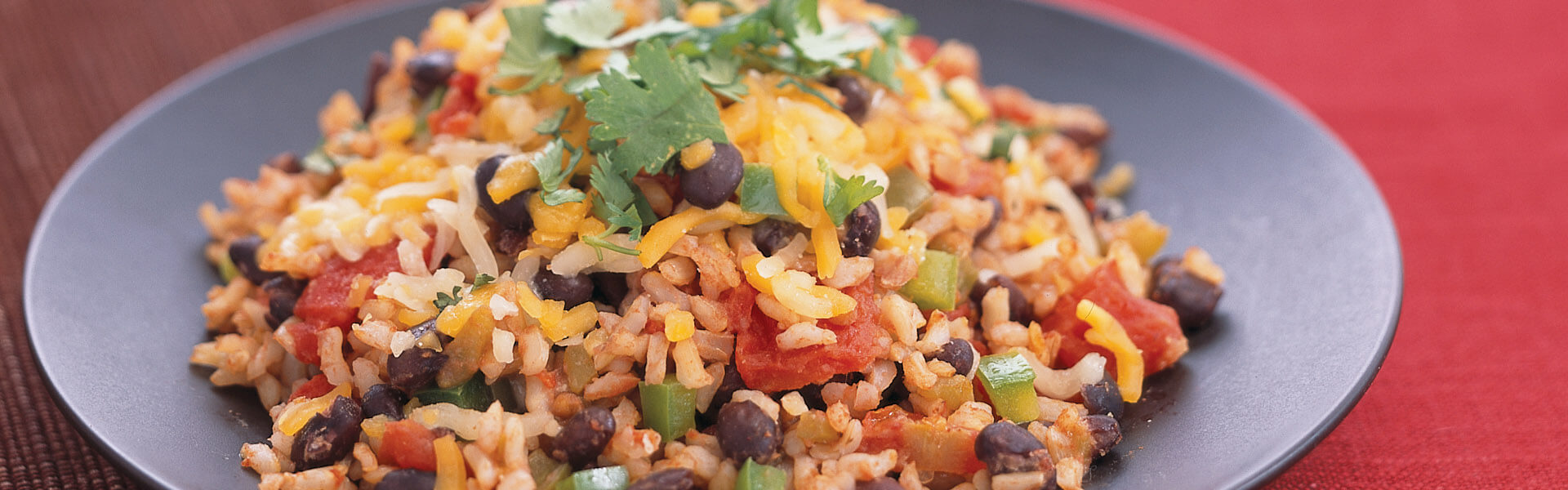 Spicy Brown Rice, Bean and Cheese Skillet Minute® Rice