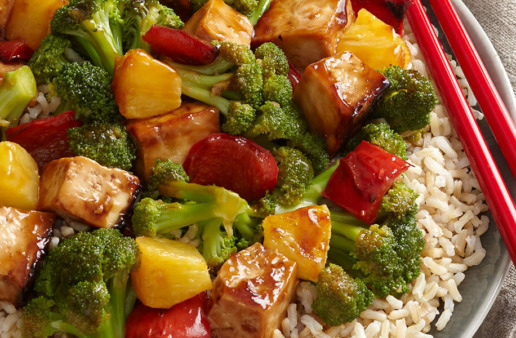 Teriyaki Tofu and Vegetable Stir Fry