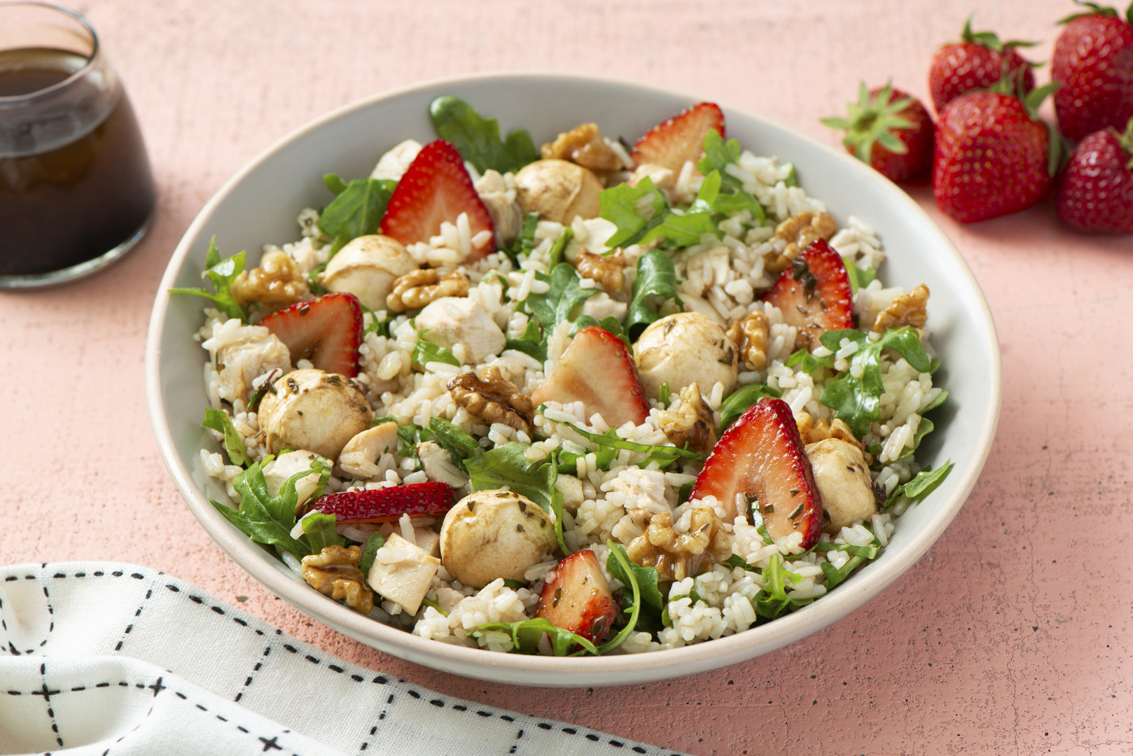 Chicken Caprese and Strawberry Rice Salad | Minute® Rice