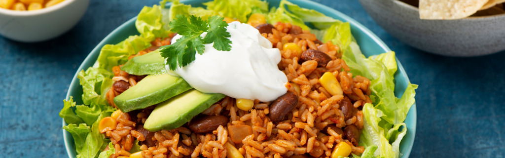 Rice and Beans Burrito Bowl