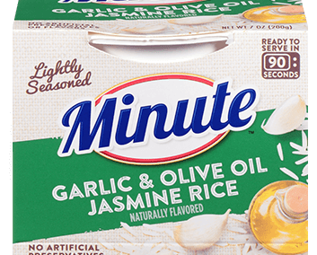 Ready to Serve Garlic & Olive Oil Jasmine Rice