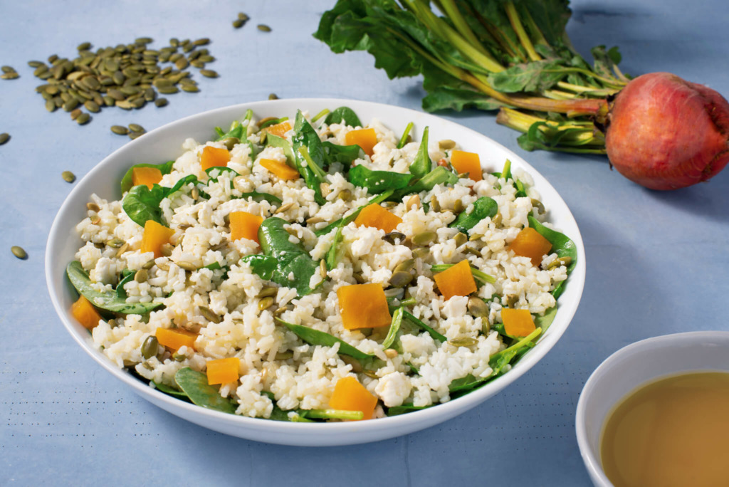 Roasted Beet and Rice Salad