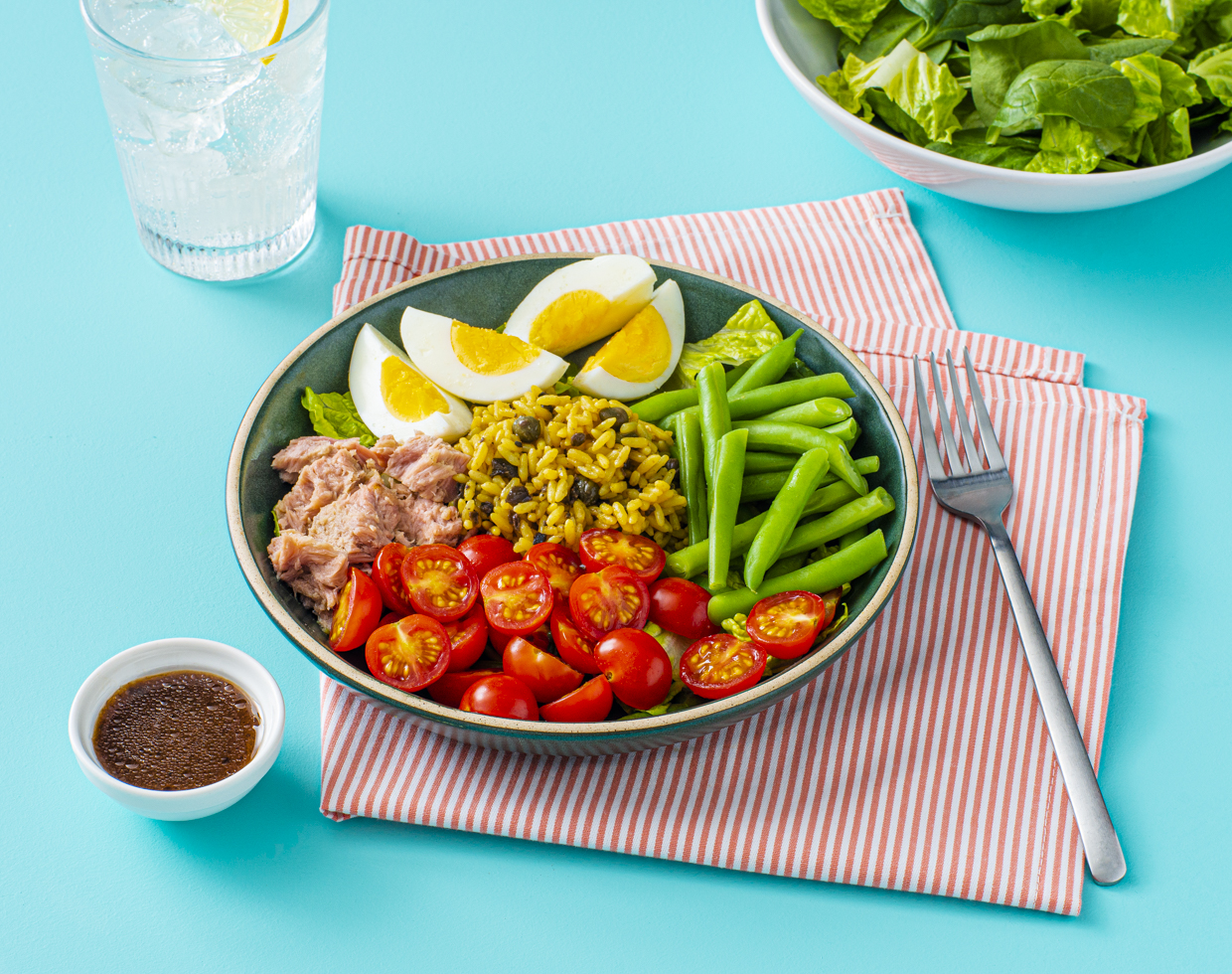Tuna and Rice Niçoise Salad