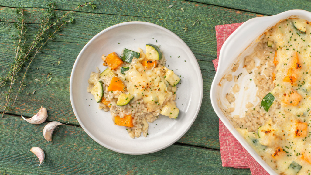 Squash, Zucchini and Rice Casserole