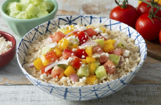 Greek-Inspired-Vegetarian-Rice-Bowl-with-Feta-Cheese-Tomatoes-and-Cucumber