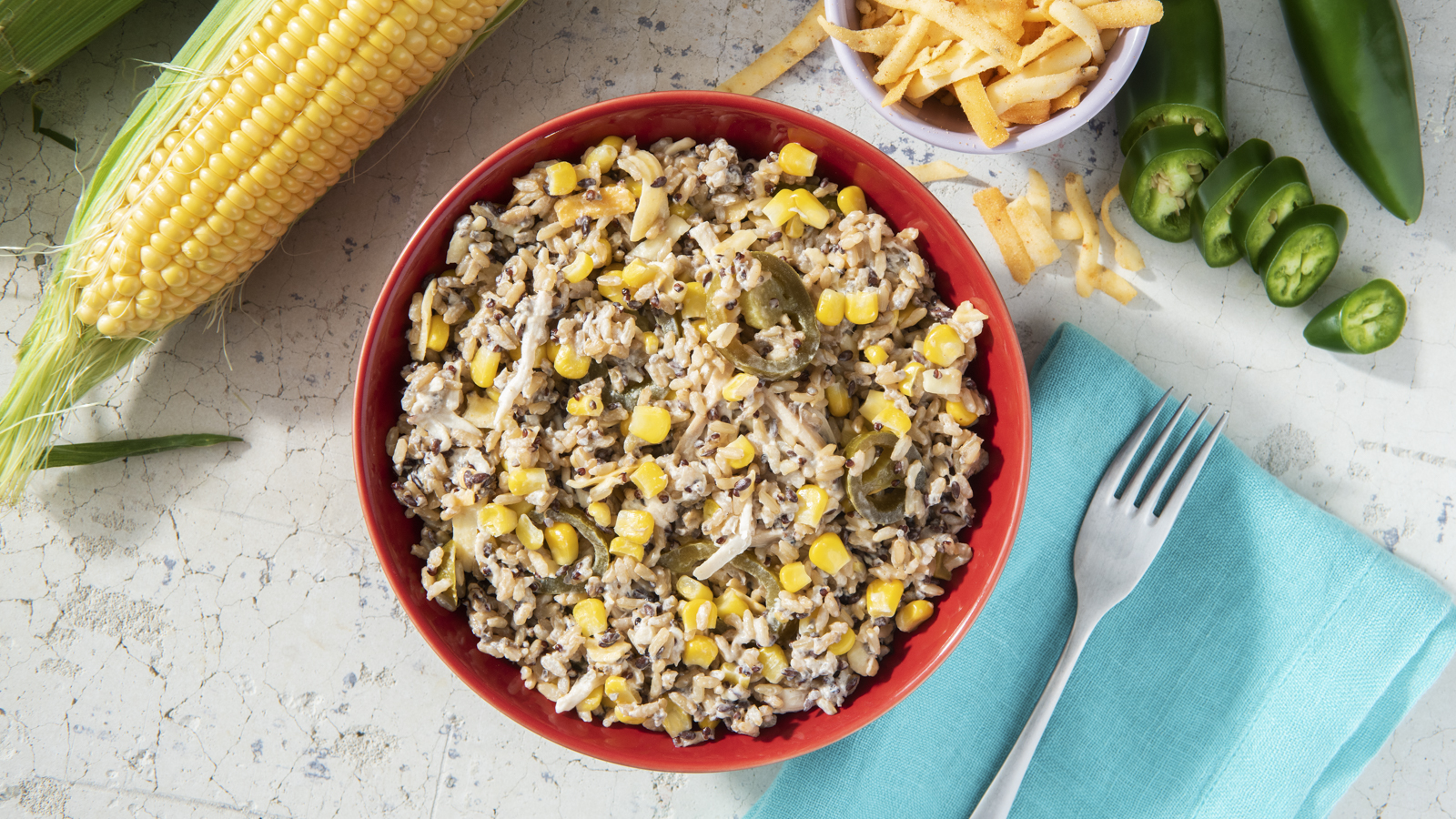 Jalapeño Popper Style Chicken and Rice Bowl | Minute® Rice