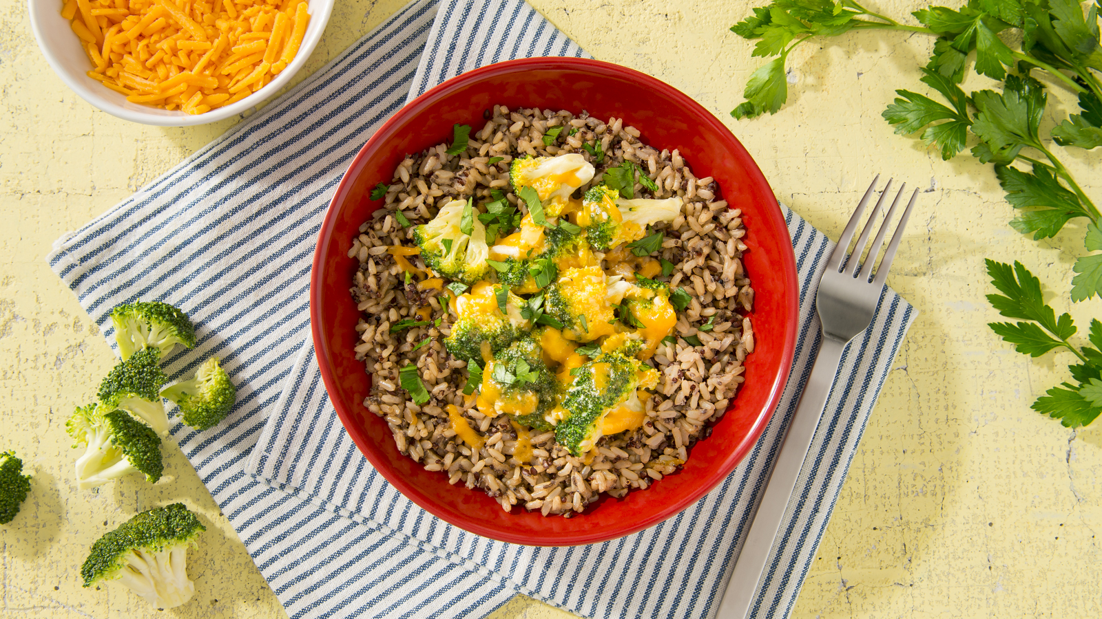 Quick Cheesy Broccoli Alfredo Rice Minute® Rice