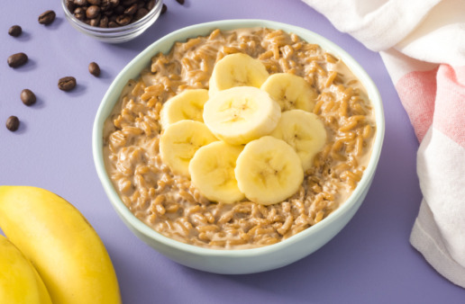 breakfast-rice-pudding-recipe-with-coffee-and-bananas