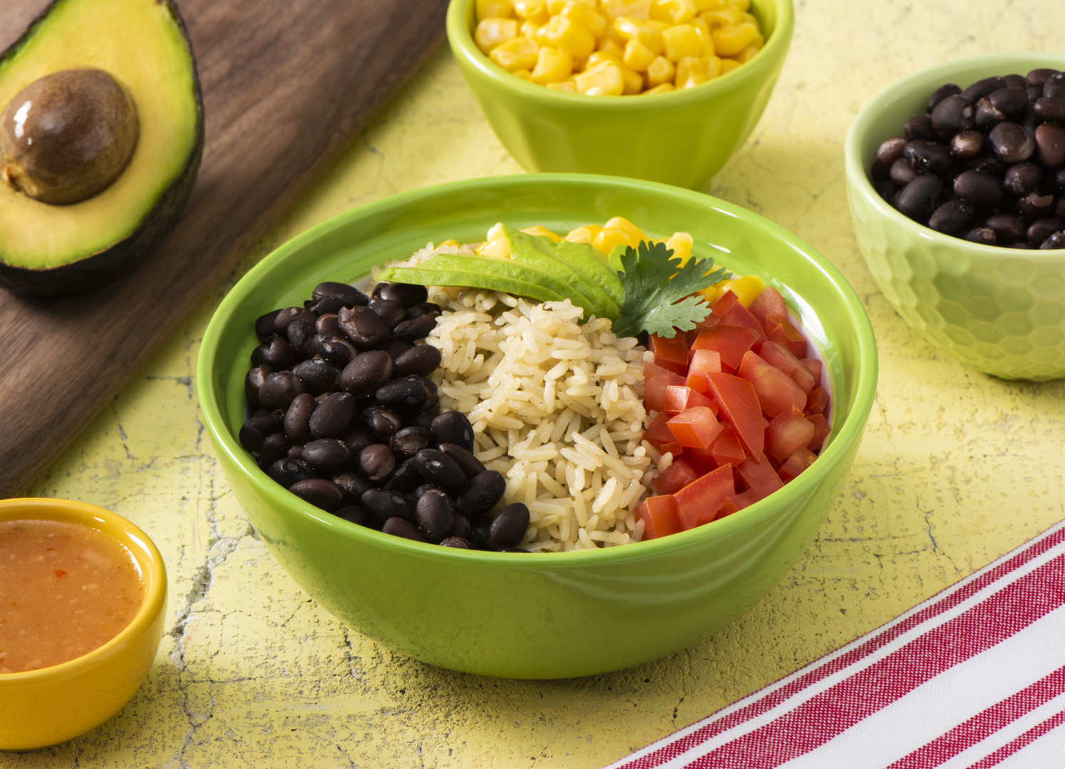 Mexican Cobb Salad (Vegetarian Recipe) Minute® Rice