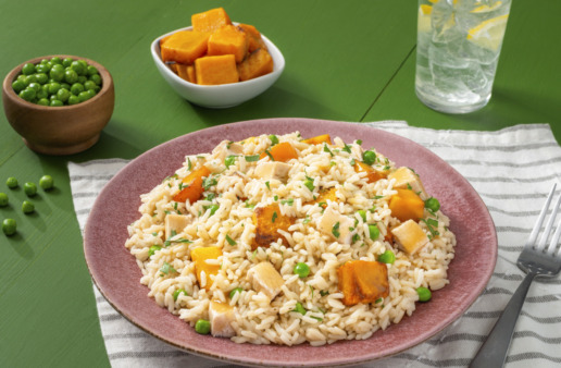leftover-turkey-and-white-rice-dinner