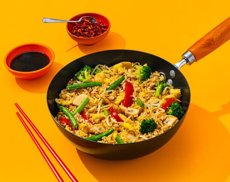 Veggie Fried Rice with Brown Rice