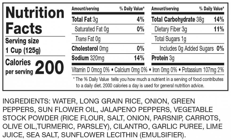 Jalapeño Rice Cups Minute® Rice