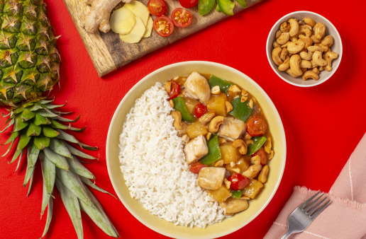 cashew sweet and sour chicken