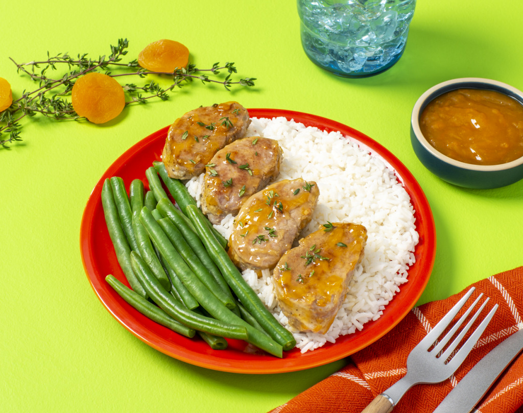 Pork Medallions with Apricot Glaze