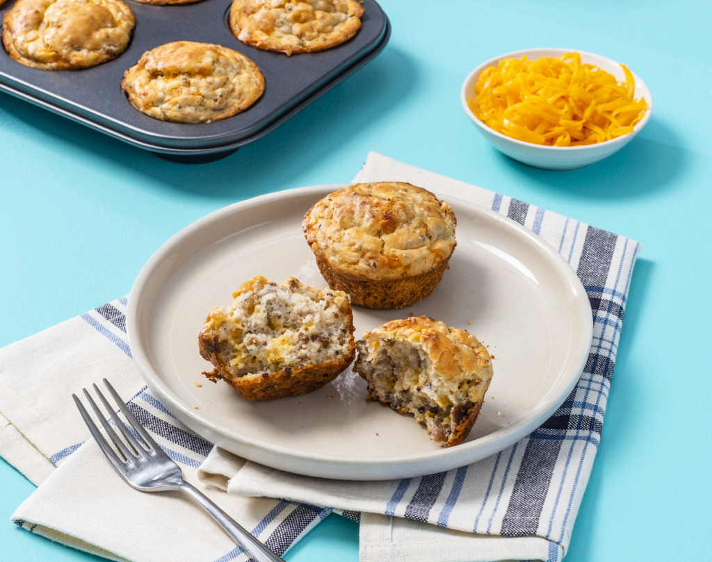 Quinoa and Sausage Breakfast Muffins