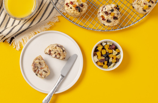 Rice and Quinoa Fruit Muffins