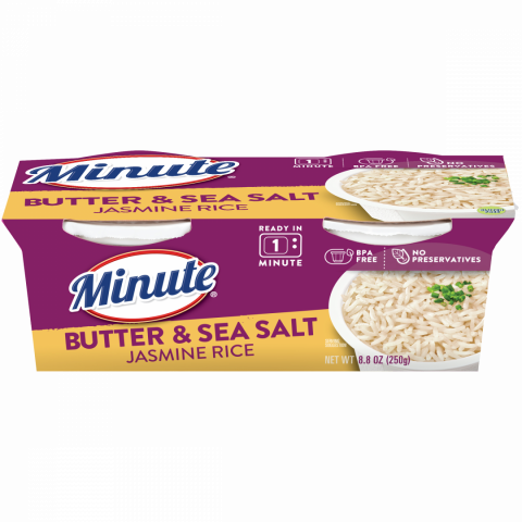 Butter & Sea Salt Jasmine Rice Cups | Minute® Rice