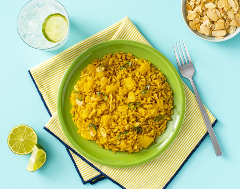 Curried Rice with Pineapple
