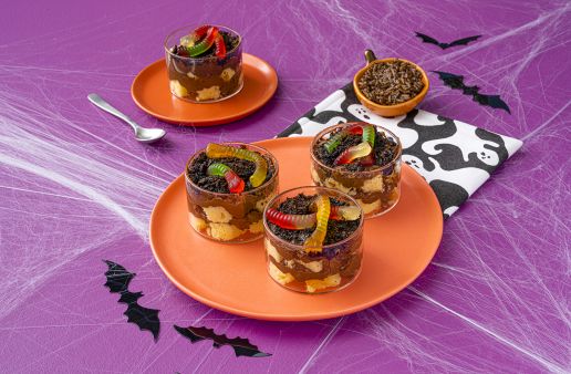 halloween spiced pudding