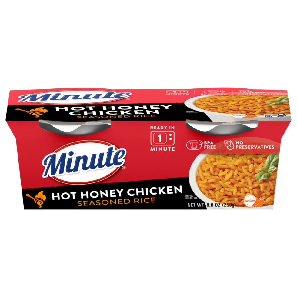 Hot Honey Chicken Seasoned Rice Cups | Minute® Rice