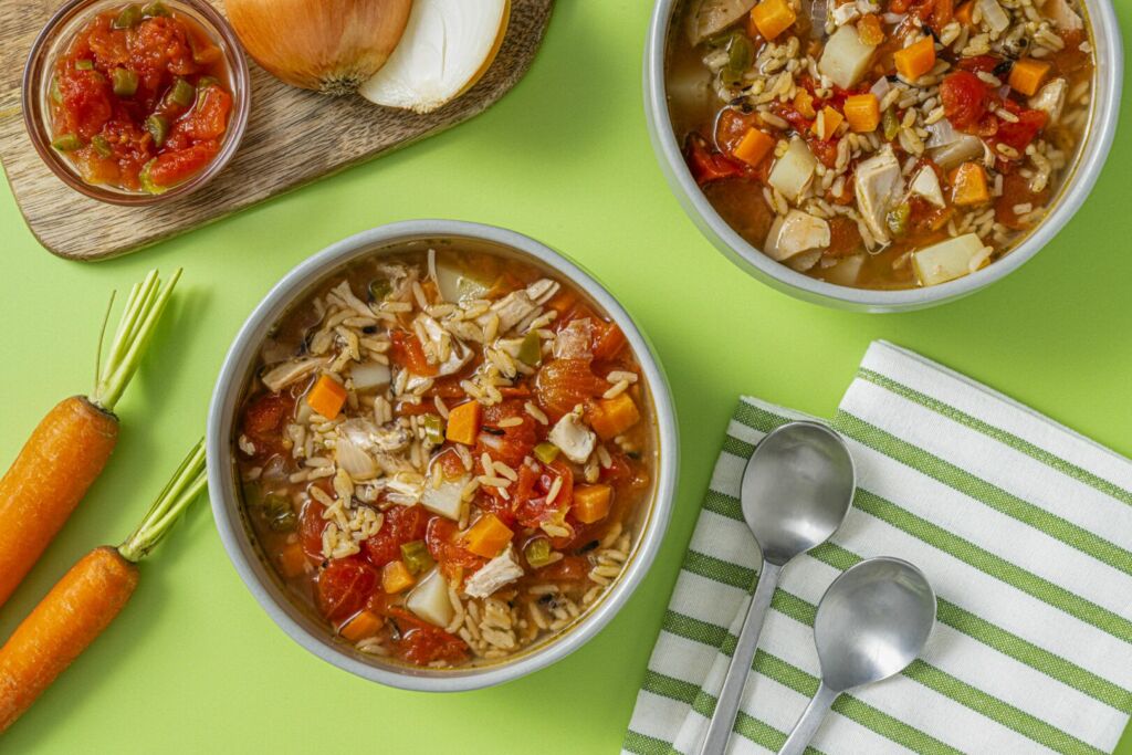 Easy Chicken Long Grain and Wild Rice Soup