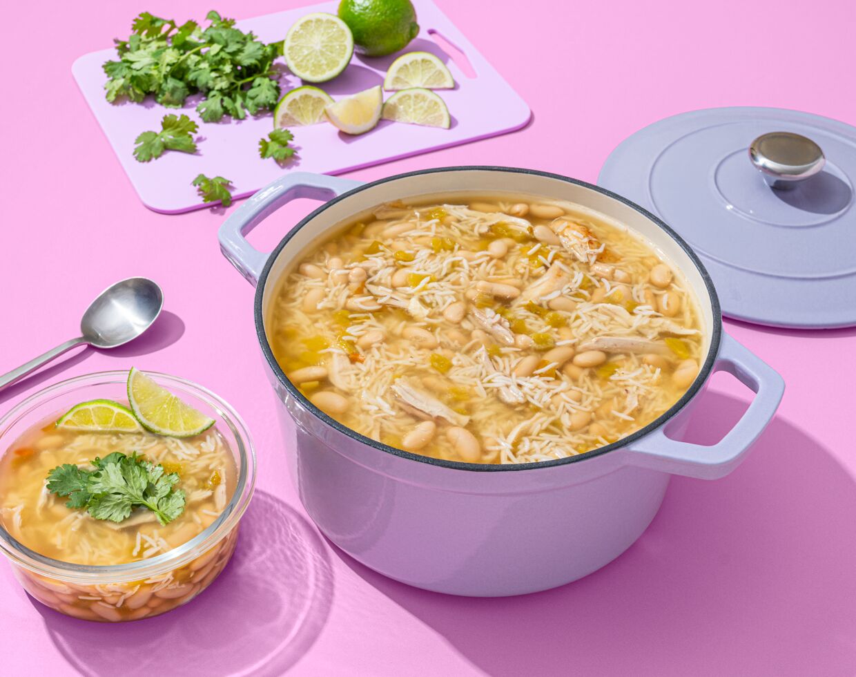 Warm & Comforting White Chicken Chili | Minute® Rice