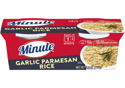 Garlic Parmesan Rice Cups