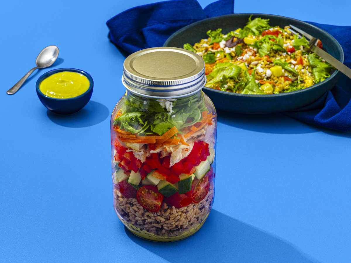 Layered Mason Jar Salad